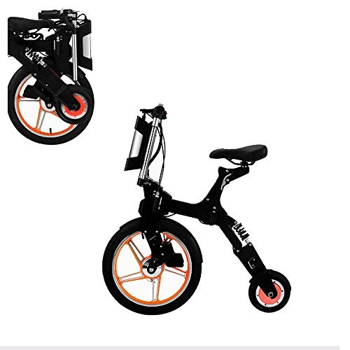 Electric Bike : Y&XF Lightweight Folding Electric Scooter, 36V Lithium Ion Battery; Electric Bike with 18 inch Wheels and 350W Brushless Motor, 20KM