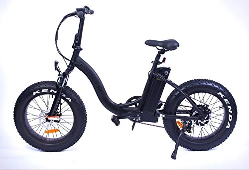 Electric Bike : Yadea France - foldable electric bike - black fat