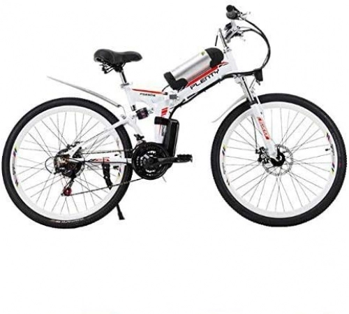 Electric Bike : YAOJIA Folding bycicles adult bike 26 Inch Folding E-bike With 8AH Lithium-Lon Battery | Mountain Cycling Bicycle For Adult Road Cycling trek road bike