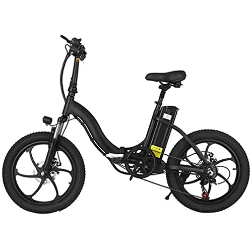 Electric Bike : YAOLAN Folding Electric Bike for Adults Mountain Bike 20" Electric Bicycle / Commute E-bike with 350W Motor 48V 10Ah Removable Lithium-Ion Battery, Professional 7-speed transmission Gears