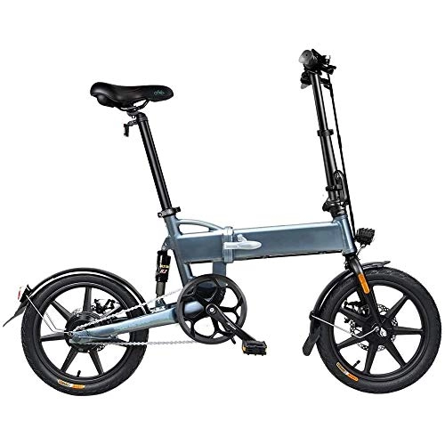 Electric Bike : YDBET Folding Electric Bike for Adults 16 Inch Tires E-Bike 3 Riding Modes 250W Motor 25Km / H 7.8Ah Lithium Battery 20-35KM Range, Black