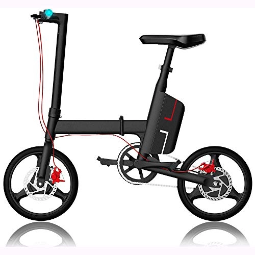 Electric Bike : YDWLLF Electric Bicycle Folding Electric Bikes With 250w 36v 14inch 7.8ah Lithium-Ion Battery E Bike For Outdoor Cycling Travel Work Out And Commuting