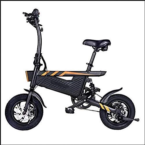 Electric Bike : yeehao 1 Pcs Folding Bike Foldable Bicycle Double Disc Brakes Adjustable Saddle for Cycling