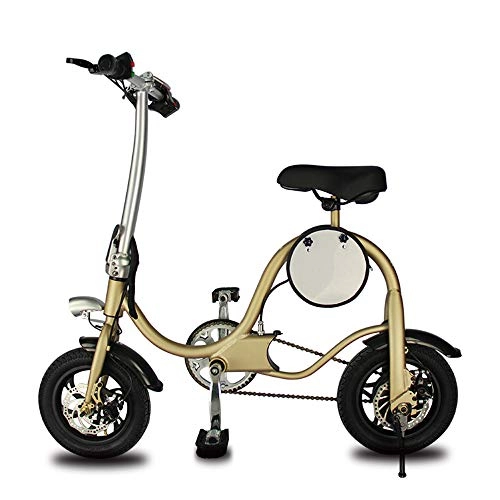 Electric Bike : YLFGSLEP Electric Scooter 36V 7.8Ah Battery 250W High Power Motor Top Speed 25Km / H Portable Folding Electric Bicycle Mini Power Battery Car Mileage Up To 20-30Km, B