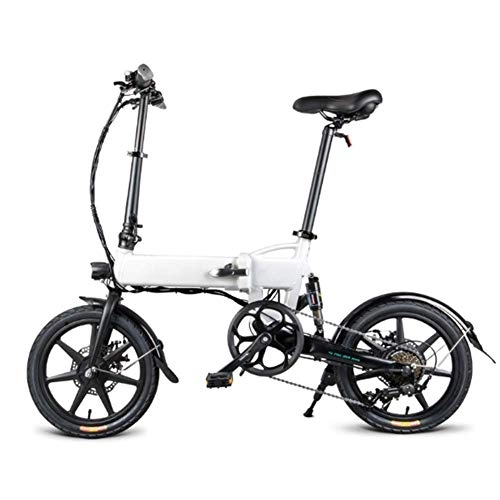 Electric Bike : Ylight Lightweight Folding E-Bike / 16 Folding Bike / Powerful Electric Bike Aluminum Alloy Folding Electric Bicycle E-Bike (EU Shipping)