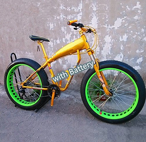 Electric Bike : Yoli New Bicycle 36V Lithium Battery Electric Snow Bike SHIMAN0 Mountain Bike (10AH27SPEED)