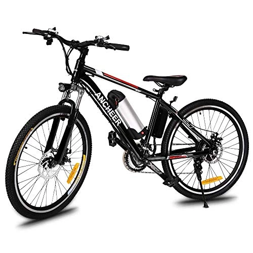 Electric Bike : YOUSR 26"250W Electric Bicycle, Aluminum EBike 21 Speed Mountain Bike Electric Bicycle