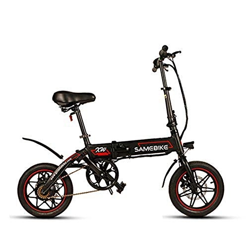 Electric Bike : YOUSR Aluminum Alloy Foldable Electric Bike 36V7.5AH 250W E Bike Lithium Battery 14"Electric Bike