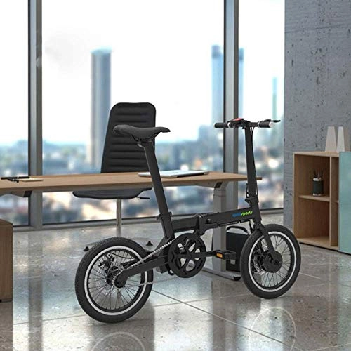 Electric Bike : YOUSR Electric Bicycle 36V 250W Brushless Motor 16 Inch Tire Folding Electric Bicycle 20 Km / H 65KM Intelligent Variable Speed System