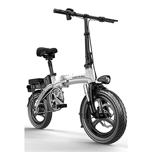 Electric Bike : YPYJ Folding Electric Bicycle Ultra-Light Portable Small Battery Lithium Battery To Help Mini Travel