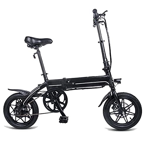 Electric Bike : YUNLILI Multi-purpose 14" Adults Folding Electric Bike Unisex Electric Bike Portable E-Bike Easy to Store Motor Home Boat Car 3 Riding Modes Lithium-Ion Battery for Outdoor Cycling Travel Work Out