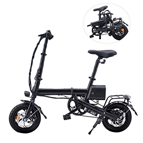 Electric Bike : YXYBABA Lightweight Electric Foldable Pedal Assist E-Bike Electric Bike Foldable Max Speed 25Mph Seat Adjustable Max Speed 25Mph Portable Folding Bicycle, Cruise Mode