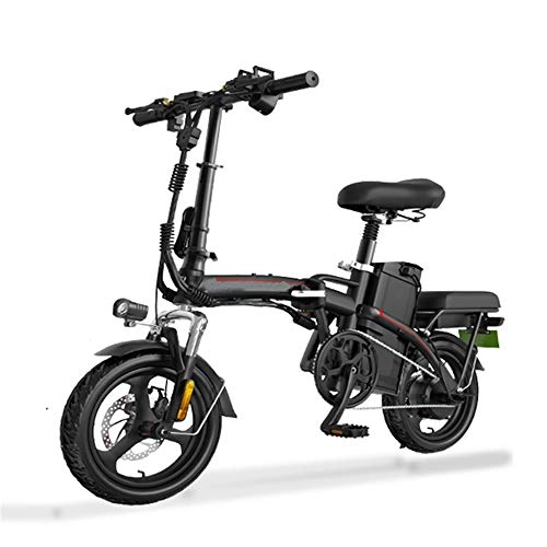 Electric Bike : YXZNB Electric Bicycle, 400W / 48V / 130Km Motor Battery, 14 Electric Bicycle with Sports Outdoor Riding Commuting Folding Bicycle