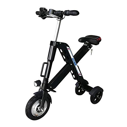Electric Bike : YYD Ebike, Foldable Electric Bike with Front LED Light for Adult Road Bike Mini tricycle