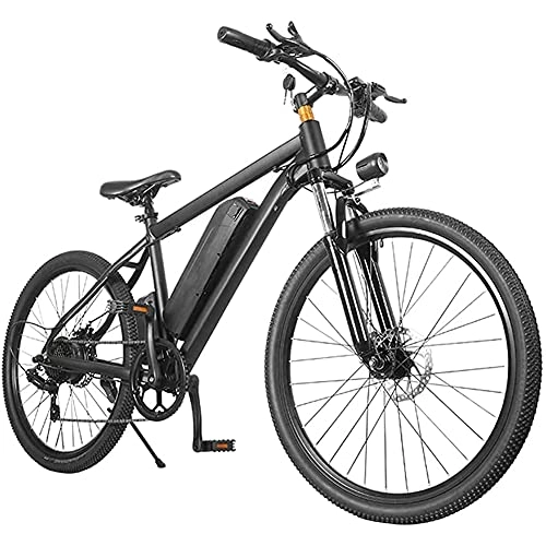 Electric Bike : YYGG Electric Bike For Adults, 40-50KM, 350W Motor 26 Inch E-bike Electric Mountain Bicycle for Man Andwoman, with Professional 7 Speed Gears and Removable36V 10Ah Lithium-Ion Battery