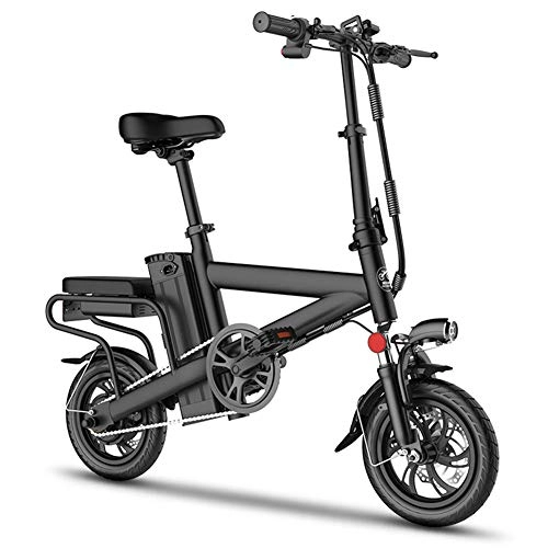 Electric Bike : Yyni Electric Scooter 36V Folding E-bike with Lithium Battery, City Bicycle Max Speed 25 km / h, Disc Brakes