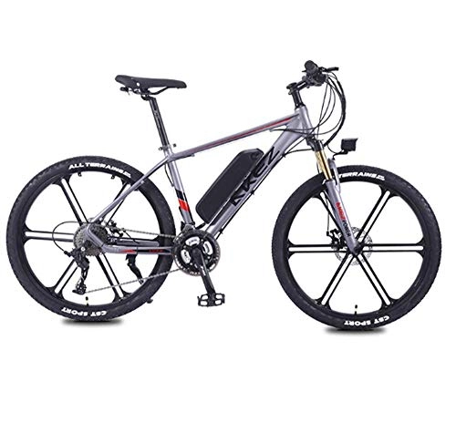Electric Bike : YZ-YUAN Variable Speed Bike, 26 Inch Adult Mountain Bike, 36V 8HA Lithium Battery 350W Electric Bikes, 27 Speed Aluminum Alloy Off-road Bike B