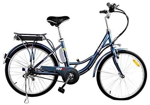 Electric Bike : Z3 City Electric Bike 24" - Steely Blue