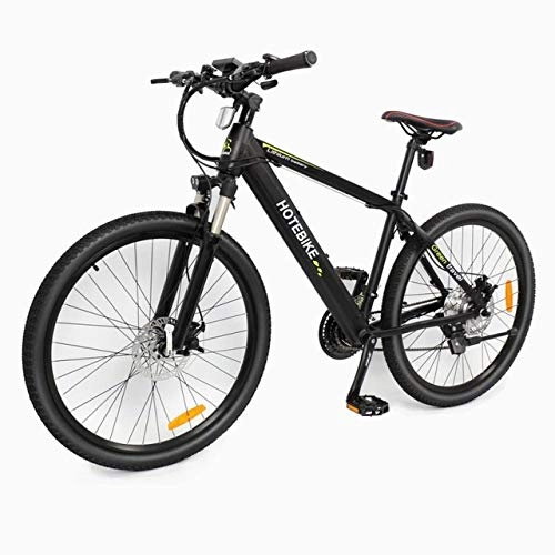 Electric Bike : ZDK Electric Bike 27.5'' 350W Aluminum Alloy Mountain Bicycle Removable, black