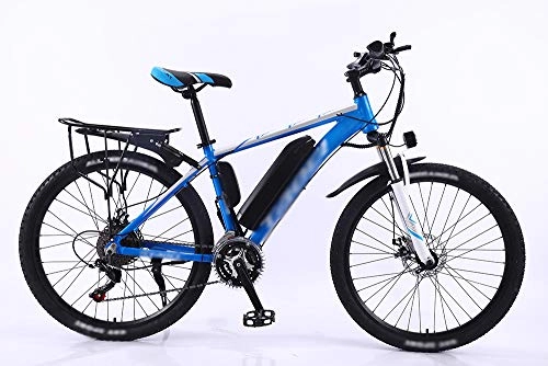 Electric Bike : ZHONGXIN Bike Mountain Bike Electric Bike, 26'' City Bike Lightweight, Both Disc Brake, 27 Speed Shifter (36V 8AH / endurance 50km, A2)