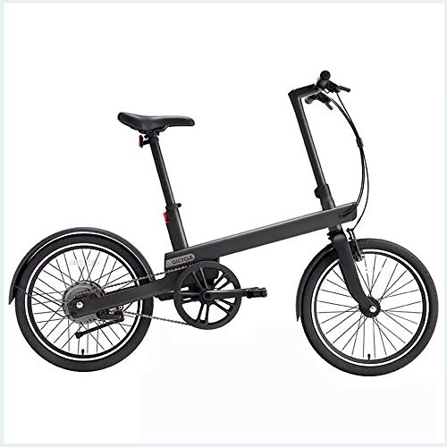 Electric Bike : ZHXH Lightweight Electric Bicycle with 20-Inch Tires 25Km / H Top Speed, Black