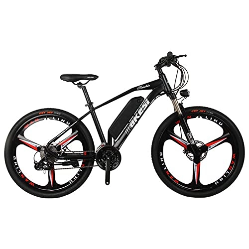 Electric Bike : ZISITA Electric Bicycle Ebike Adults BikeBicycles All Terrain 26" 36V 250W Motor 10 AH with Removable New Energy Lithium Battery, Black, 26inch