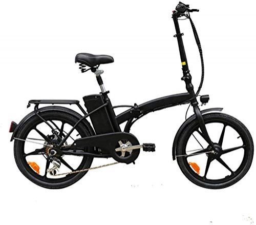 Electric Bike : ZJZ 20" Foldaway, 36V / 10AH City Electric Bike, 350W Assisted Electric Bicycle Sport Mountain Bicycle with Removable Lithium Battery for Adults