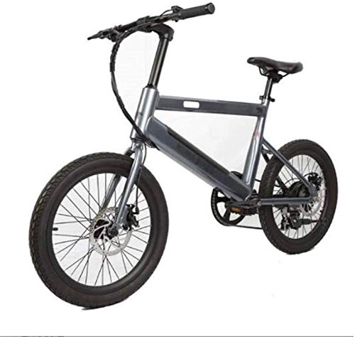 Electric Bike : ZJZ 20 inch Electric Bikes Bicycle, 36V350W Boost Bikes Adult Bicycle 5 gears assist Outdoor Cycling Triangle frame