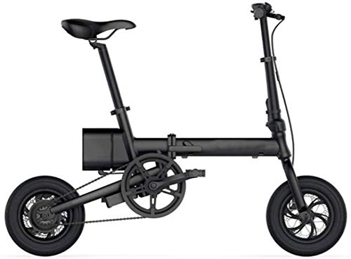 Electric Bike : ZJZ 250W Electric Bike, 36V / 6AH Adult Electric Mountain Bike, 12" Folding Electric Bicycle 25KM / H with Removable Lithium-Ion Battery