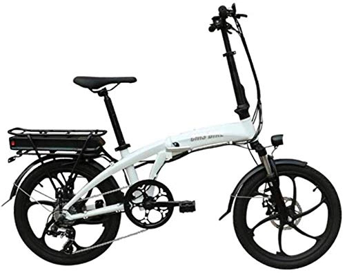 Electric Bike : ZJZ Electric Bike 26 Inches Folding Electric Bicycle Large Capacity Lithium-Ion Battery (48V 350W 10.4A) City Bicycle Max Speed 32 Km / H Load Capacity 110 Kg