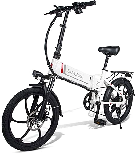 Electric Bike : ZJZ Electric Bike Folding Electric Bicycle 48V 10.4AH, 350W for Outdoor Cycling Travel Work Out And Commuting