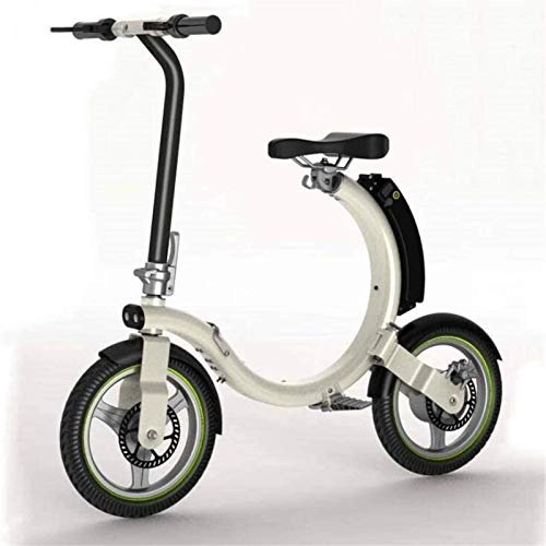 Electric Bike : ZJZ Fast Electric Bikes for Adults Electric Bike for Teenager Adult Folding Electric Bicycle with LED Lighting Max Speed 28 km / H 18KM Running Distance Kick Scooter for Commuting