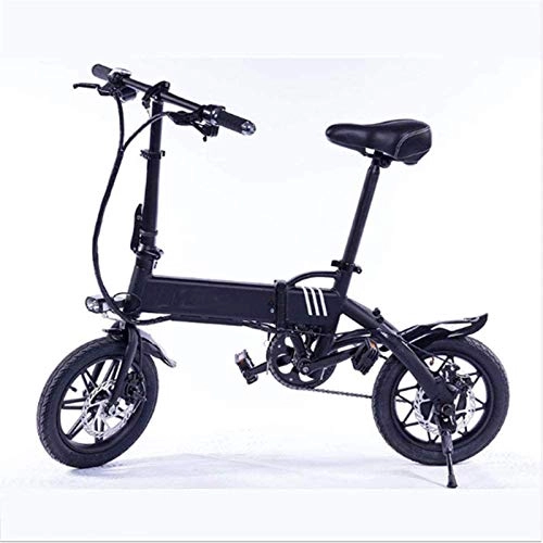 Electric Bike : ZJZ Mini Folding Electric Bicycle, 250W 14'' Electric Bicycle with Removable 36V 8AH Lithium-Ion Battery with USB Charging Port Eco-Friendly Bike Unisex