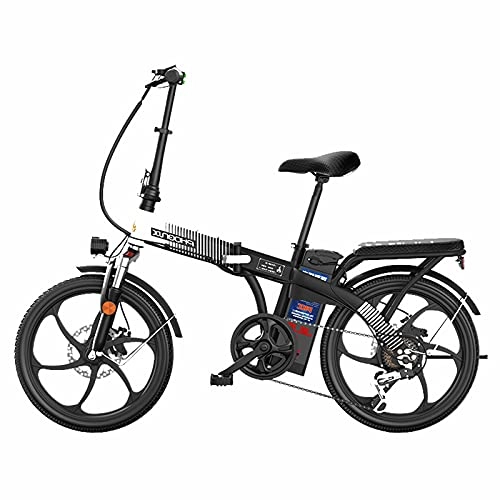 Electric Bike : ZOSUO 26 Inch E-Bike Foldable Bicycle Integrated Wheel 300W Electric Bicycle Mountain Bike Shimano 7-Speed Transmission with 48V15ah Battery Electric Moped