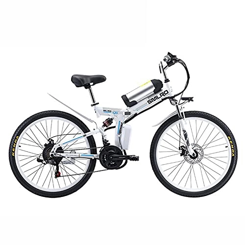 Electric Bike : ZOSUO 500W Motor Foldable Bicycle Electric Bike Powered Mountain Bicycle 26" Tire 20MPH Adult Ebike 48V8ah Removable Lithium Battery Shimano 21 Speed Outdoor Mountain Biking