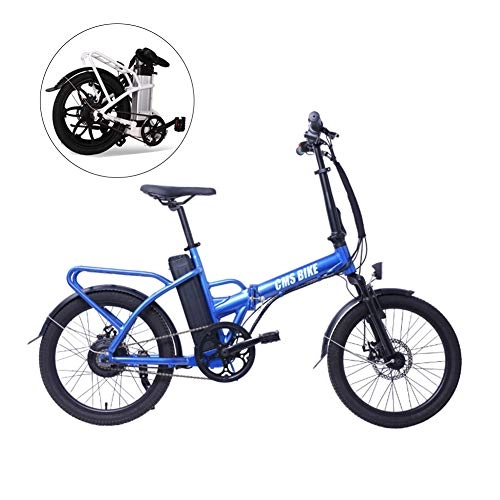 Electric Bike : ZQNHXY E-bike, 250W 10Ah Folding Electric Bicycle Foldable Electric Bike for Adult, Removable Charging Lithium Battery, Unisex Bicycle