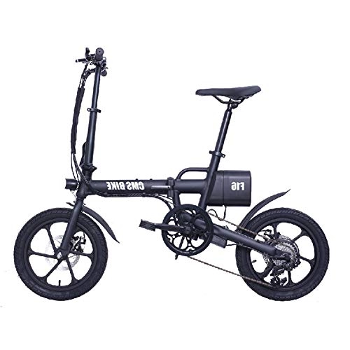 Electric Bike : ZQNHXY Folding Electric Bicycle 250W 7.8Ah Foldable Pedal Assist E-Bike, Foldable Electric Bike with Brake Tail Light