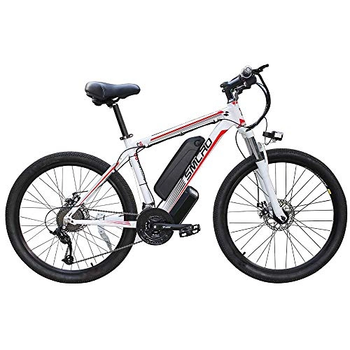 Electric Bike : ZXL 26'' Electric Mountain Bike Removable Large Capacity Lithium-Ion Battery (48V 350W), Electric Bike 21 Speed Gear Three Working Modes