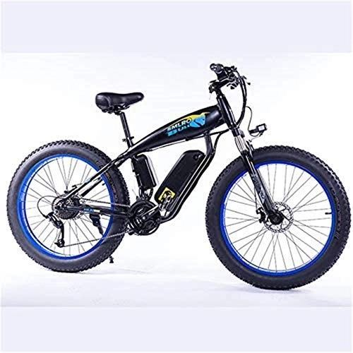 Electric Bike : ZXL 26 inch Electric Bikes 48V18Ah Samsung Battery Mountain Bike 27 Speed Bike Intelligence Electric Bike Double Shock Absorption Front and Rear 350W Stable Brushless Motor and Professional Gear ()