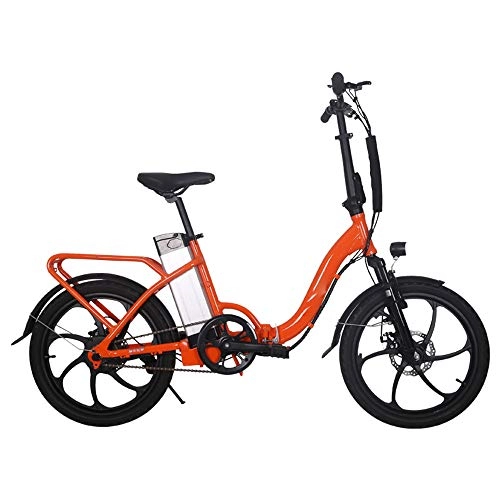 Electric Bike : ZXY 20 inch e bike 36v250w folding electric bike electric bicycles high motor power e-bikes, Orange