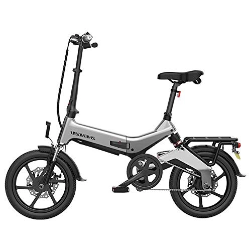 Electric Bike : ZYC-WF Folding Electric Bike, Electric Bicycle E-Bike Folding Lightweight 250W 36V, Commute Ebike with 16 inch Tire &Amp; LCD Screen, Portable Easy to Store, 150Kg Max Load