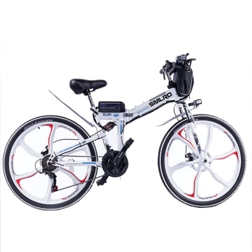 Electric Bike : zyfc Adult Electric Bicycles 26''Folding Mountain Bike 48V 13Ah 350W