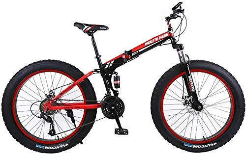 Fat Tyre Bike : 26-Inch 21-Speed Disc Brake Leisure Variable Speed Bicycle Fat Tire Men s Mountain Exercise Bike Snowmobile is Light Comfortable