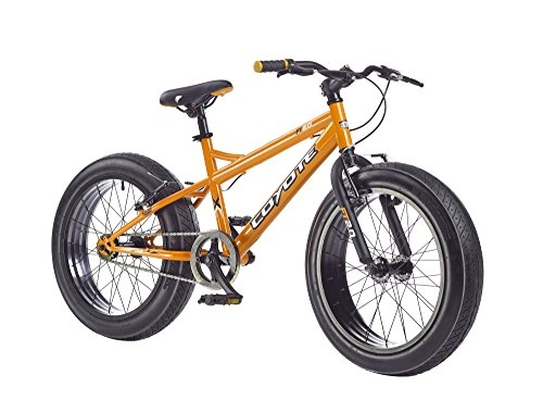Fat Tyre Bike : Coyote Unisex's Fatman All Terrain Bike-Neon Orange, 14-Inch
