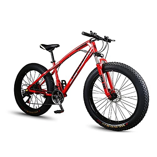 Fat Tyre Bike : Fangke Mountain Bike bicycle 7 / 21 / 24 / 27 / 30 speed 20 / 24 / 26 * 4.0 fat bicycle shock absorber bicycle snow bike
