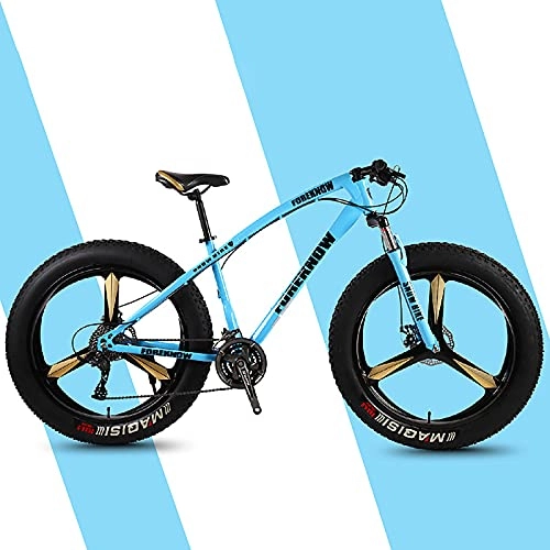 Fat Tyre Bike : Fangke Mountain Bike bicycle 7 / 21 / 24 / 27 / 30 speed 26 * 4.0 fat bicycle shock absorber bicycle snow bike