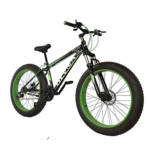 Fat Tyre Bike : Fat Bike 26 Wheel Size And Men Gender Fat Bicycle From Snow Bike, Fashion Mtb 21 Speed Full Suspension Steel Double Disc Brake Mountain Bike Mtb Bicycle, A5
