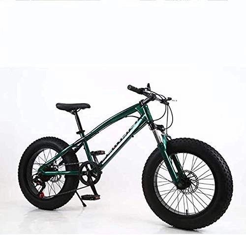 Fat Tyre Bike : Fat Tire Mens Mountain Bike, Double Disc Brake / High-Carbon Steel Frame Bikes, Beach Snowmobile Bicycle, 24 inch Wheels