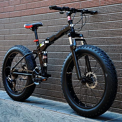 Fat Tyre Bike : FathiTi 31-inch mountain bike, mountain bikes double disc brake system 27 gear switching fork, 3, 27speed