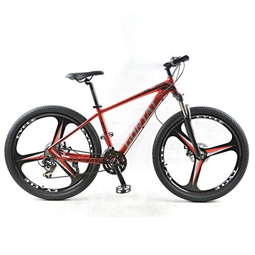 Fat Tyre Bike : FENGZ Bicycle Aluminum Mountain Bike 27.5 Fat Bike 24 Speed 3 Cutter Wheels Bicycles The Road Bikes Mtb Dual Disc Brakes, A